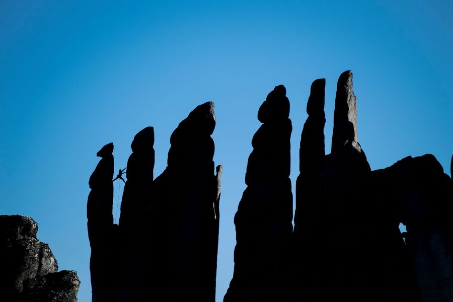 Magical climbing adventure 'Granite Cities' trip to Siberia for Fischhuber